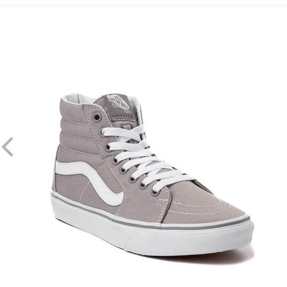 vans sk8 hi light grey